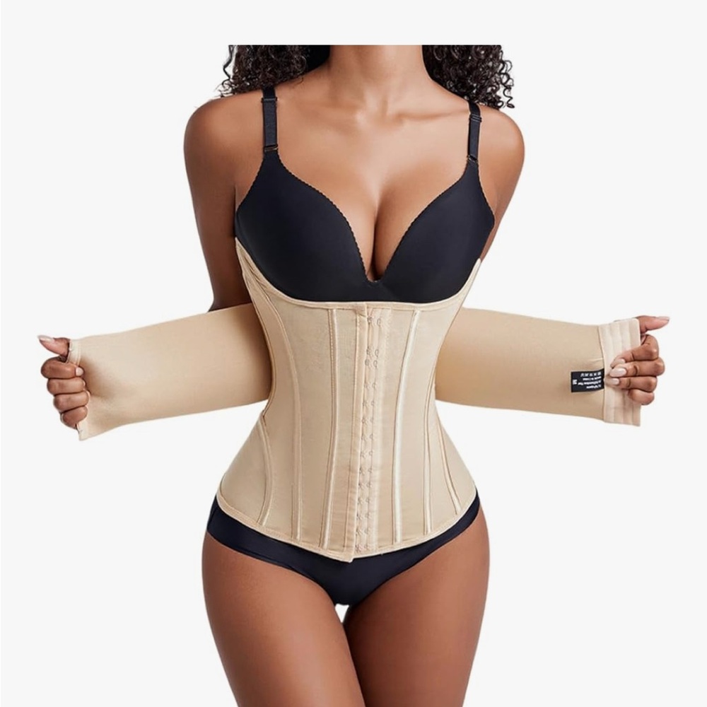Women's Beige Waist Trainer Corset